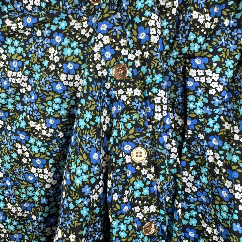 BURU Ditsy Floral Matching Skirt Set Sz 2X Blouse Skirt Cottagecore‎ Boho Resort
